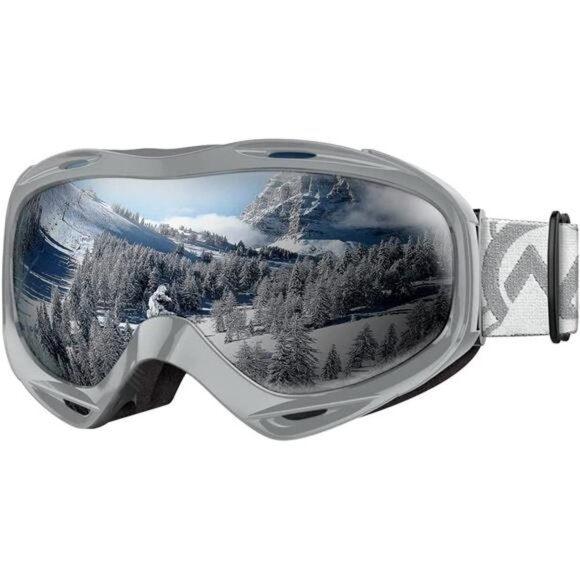 Ski Goggles OTG - Over Glasses Ski/Snowboard Goggles for Men Women & Youth